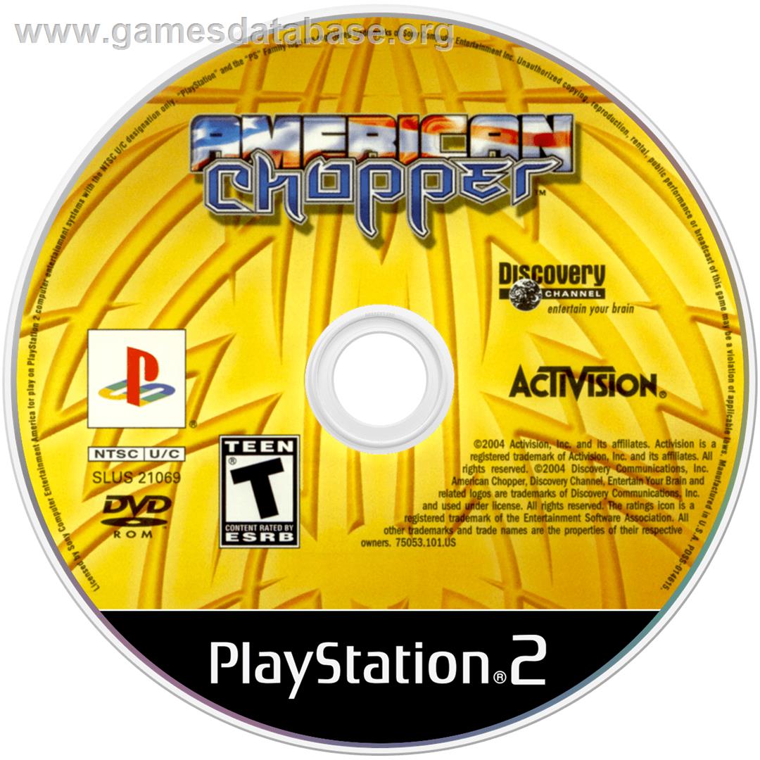 American Chopper - Sony Playstation 2 - Artwork - Disc