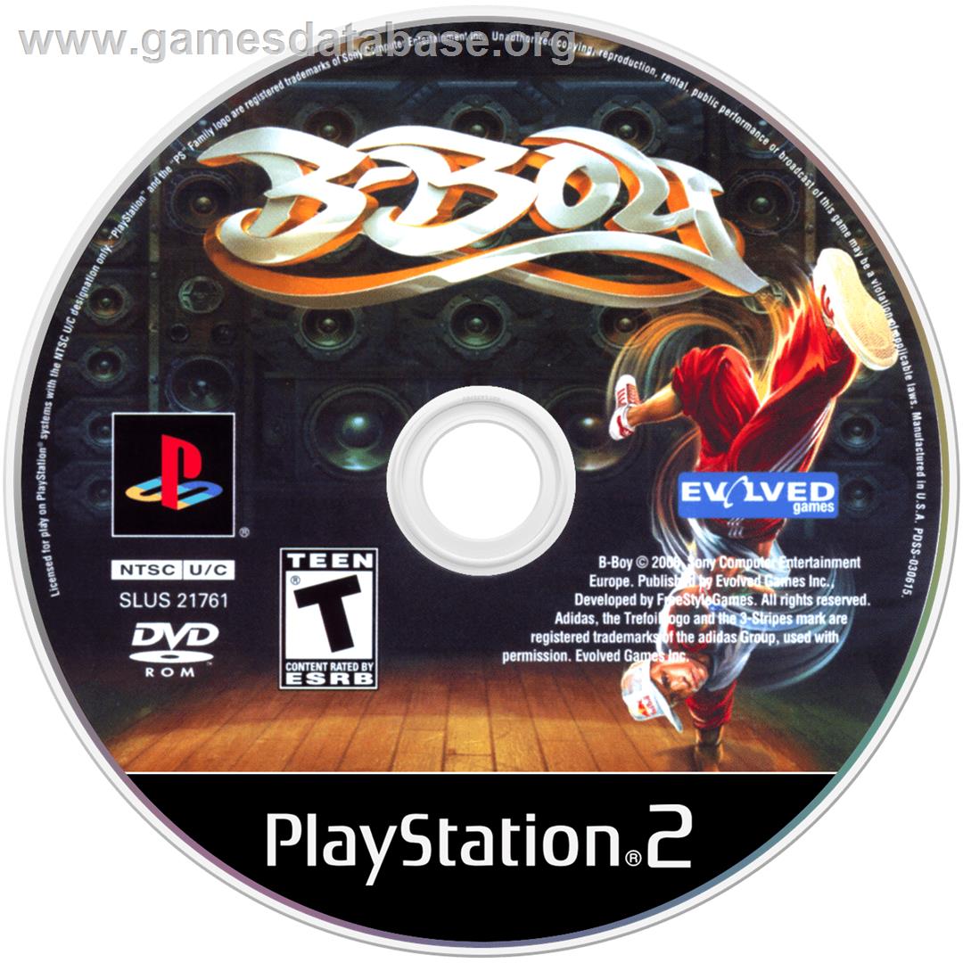 B-Boy - Sony Playstation 2 - Artwork - Disc