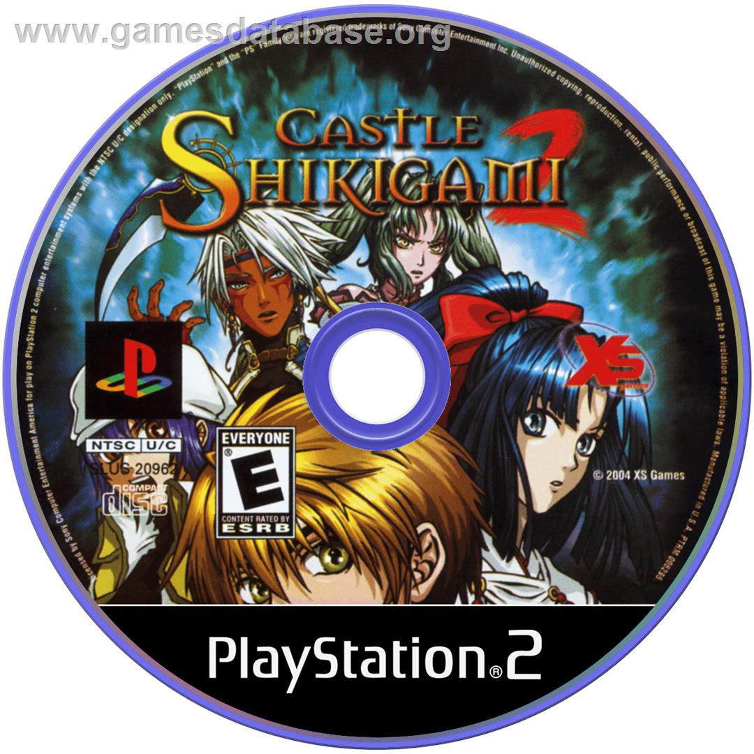 Castle Shikigami 2 - Sony Playstation 2 - Artwork - Disc