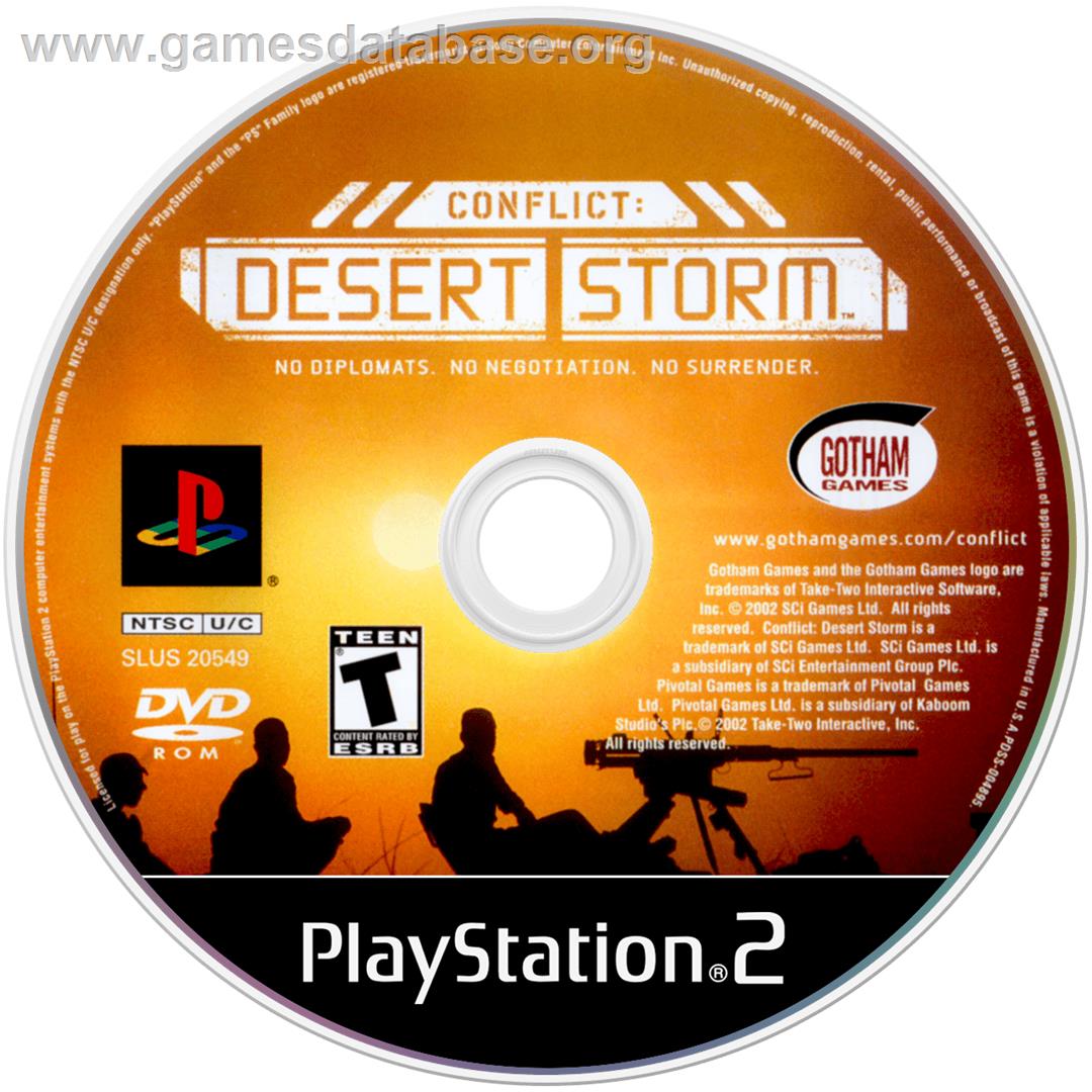 Conflict: Desert Storm - Sony Playstation 2 - Artwork - Disc