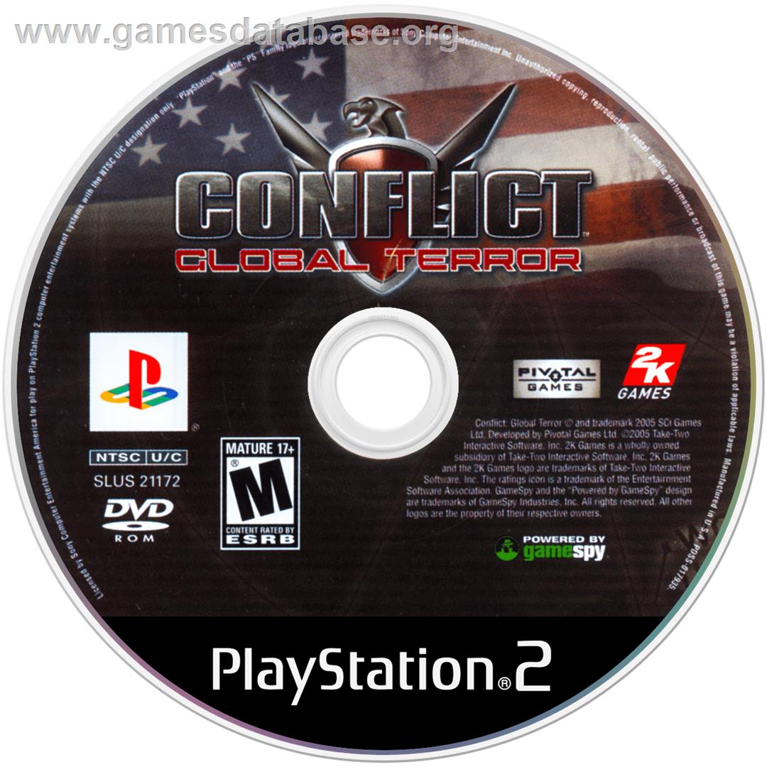 Conflict: Global Terror - Sony Playstation 2 - Artwork - Disc