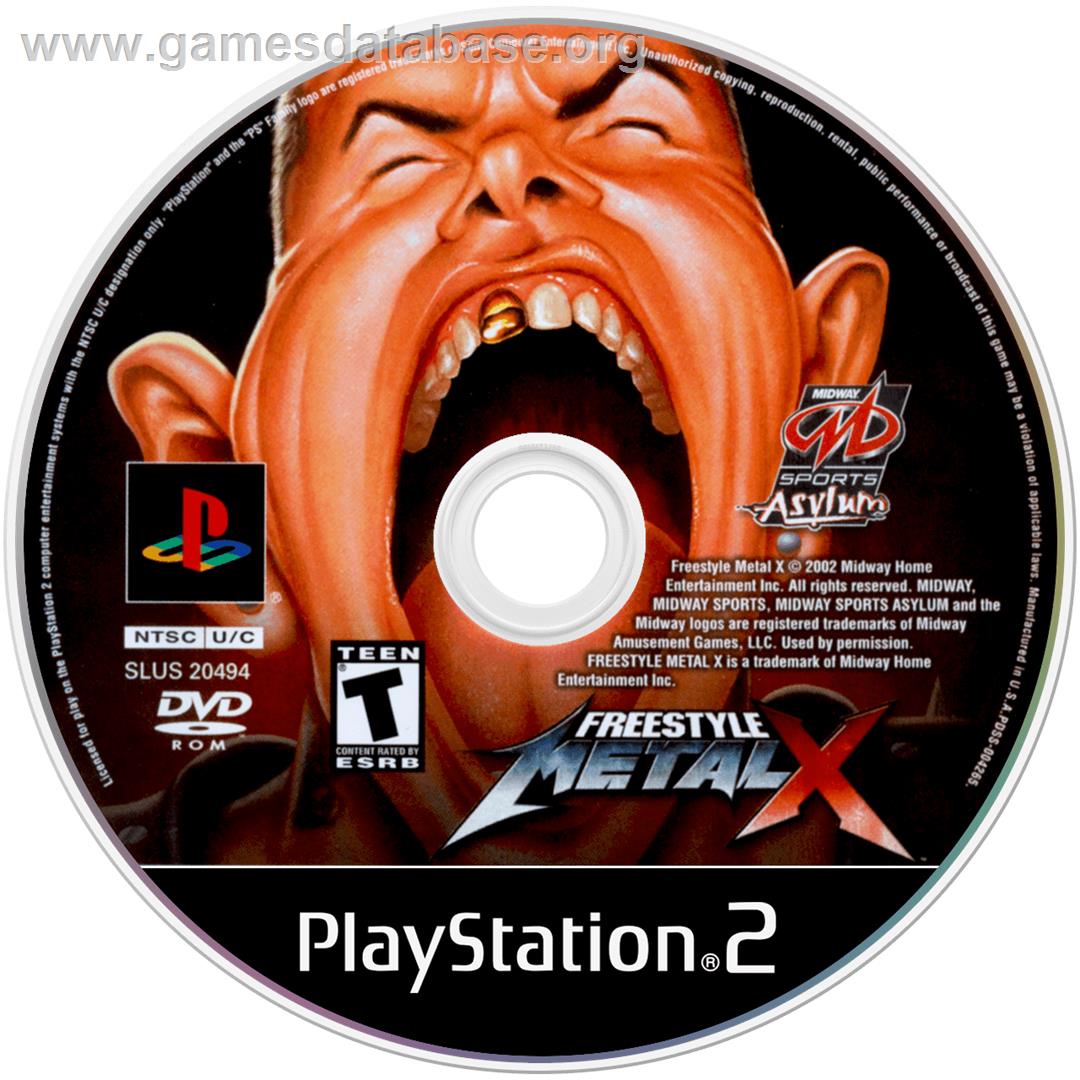 Freestyle MetalX - Sony Playstation 2 - Artwork - Disc