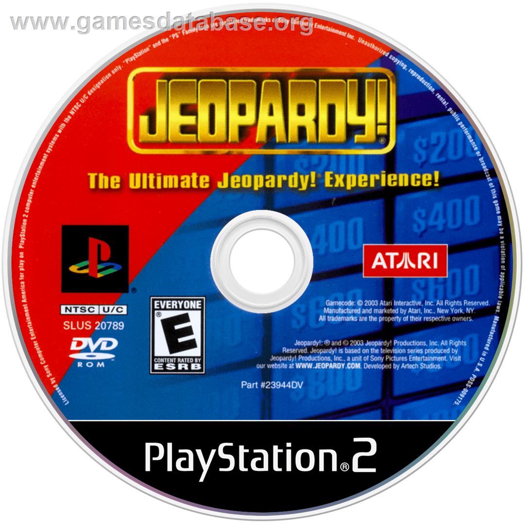 Jeopardy - Sony Playstation 2 - Artwork - Disc