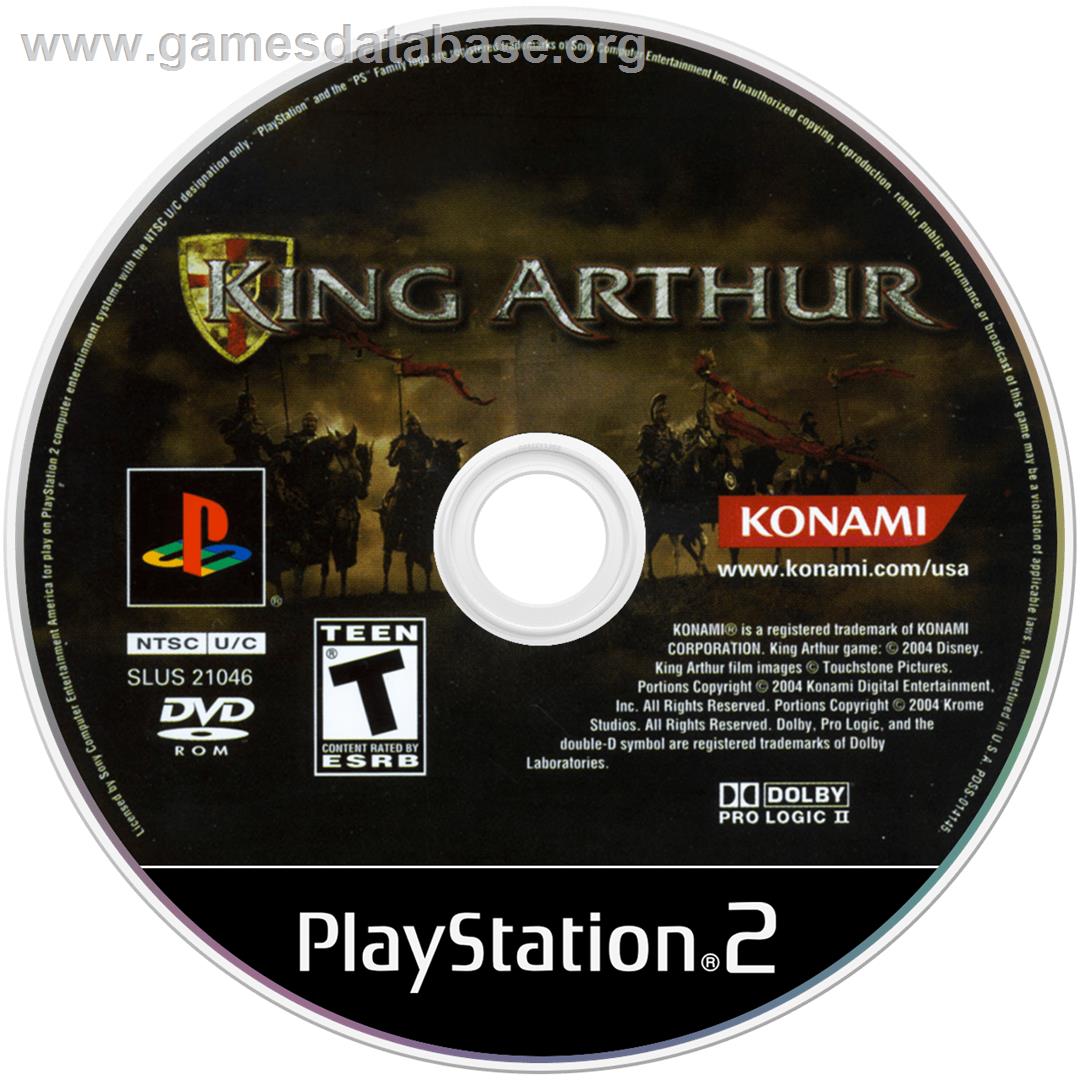 King Arthur - Sony Playstation 2 - Artwork - Disc