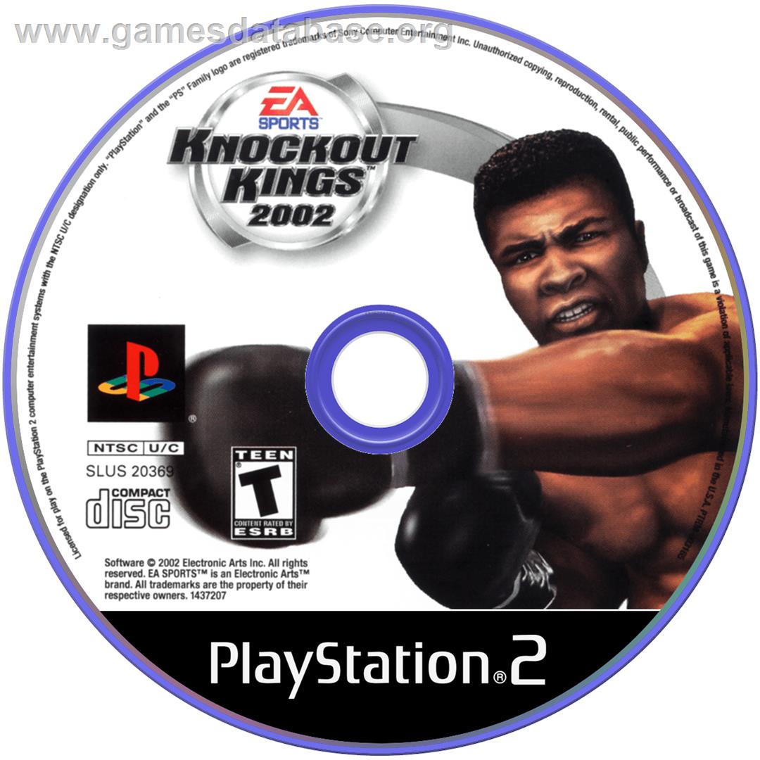 Knockout Kings 2002 - Sony Playstation 2 - Artwork - Disc