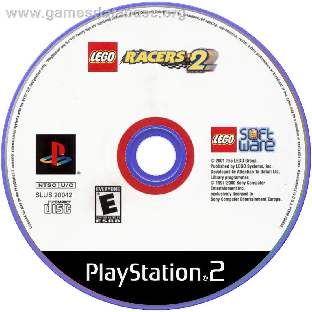 LEGO Racers 2 - Sony Playstation 2 - Artwork - Disc