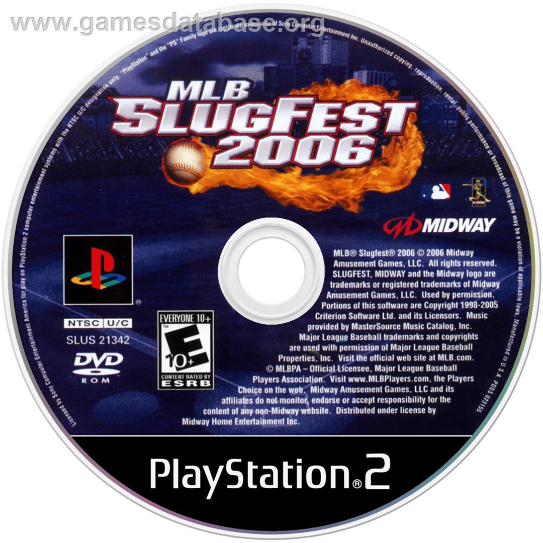 MLB Slugfest 2006 - Sony Playstation 2 - Artwork - Disc