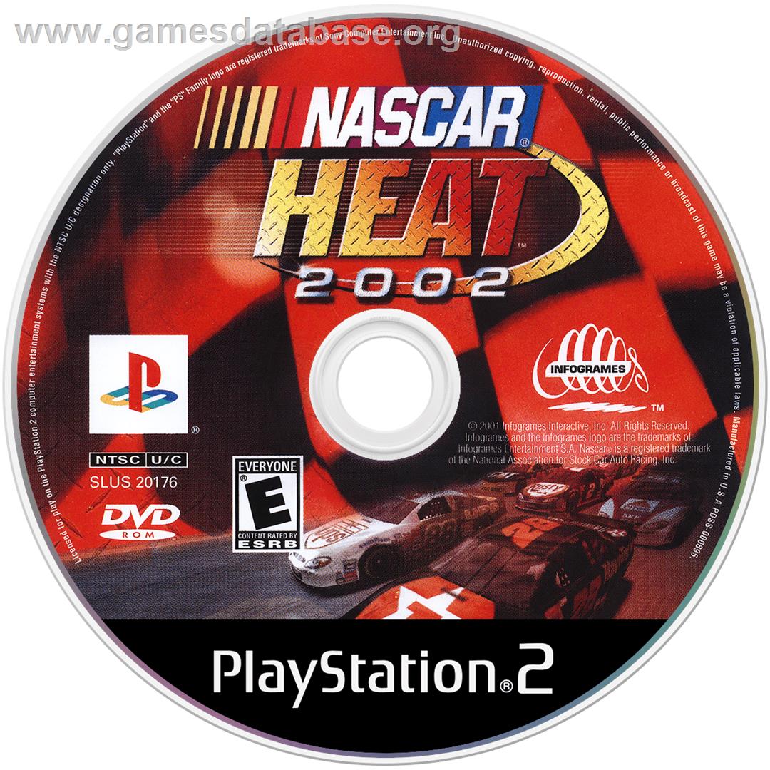 NASCAR Heat 2002 - Sony Playstation 2 - Artwork - Disc