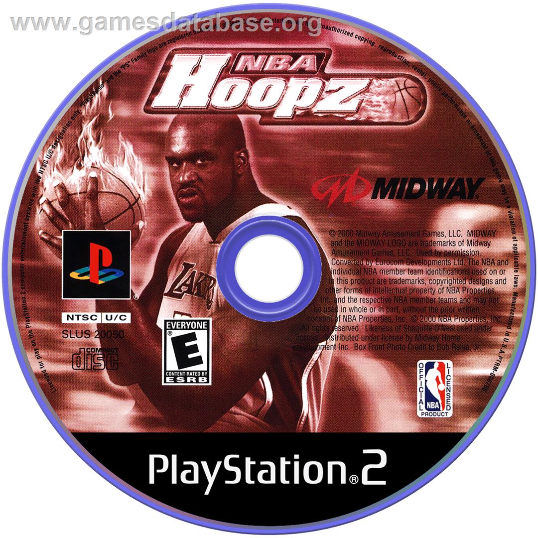 NBA Hoopz - Sony Playstation 2 - Artwork - Disc