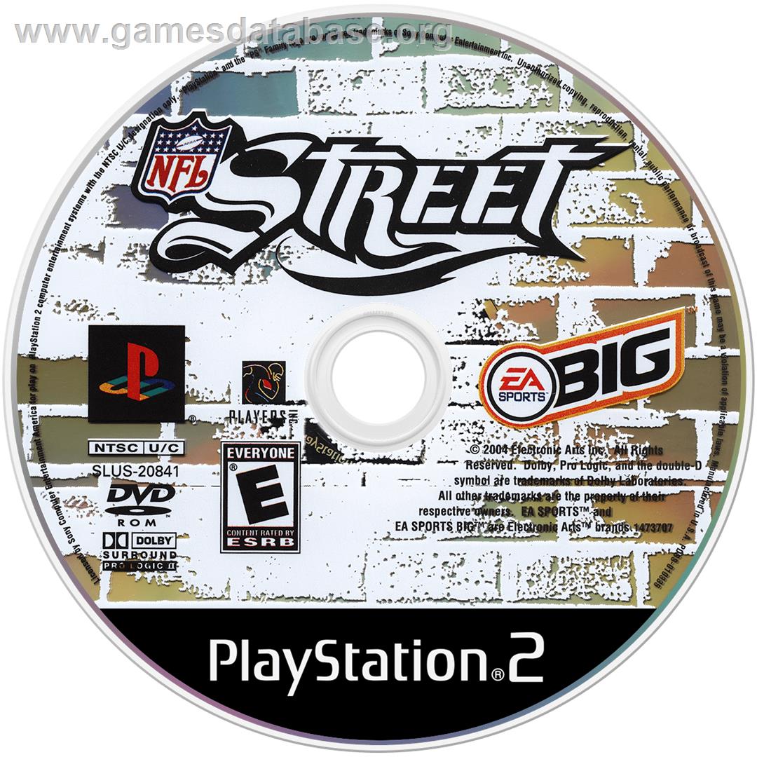 NFL Street 3 - Sony Playstation 2 - Artwork - Disc