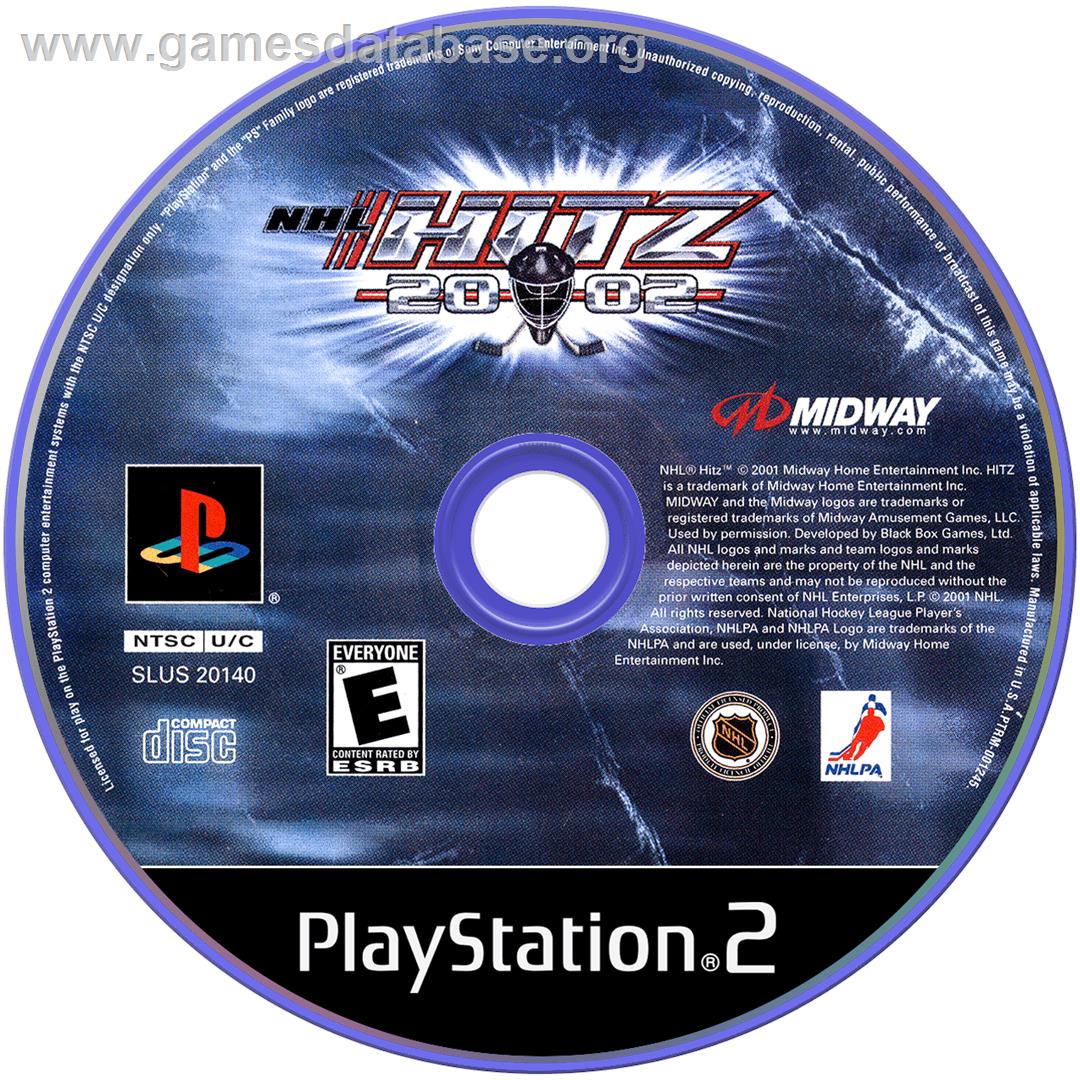 NHL Hitz 20-02 - Sony Playstation 2 - Artwork - Disc