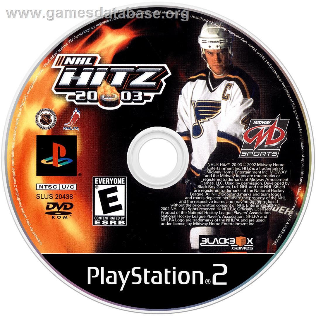 NHL Hitz 20-03 - Sony Playstation 2 - Artwork - Disc