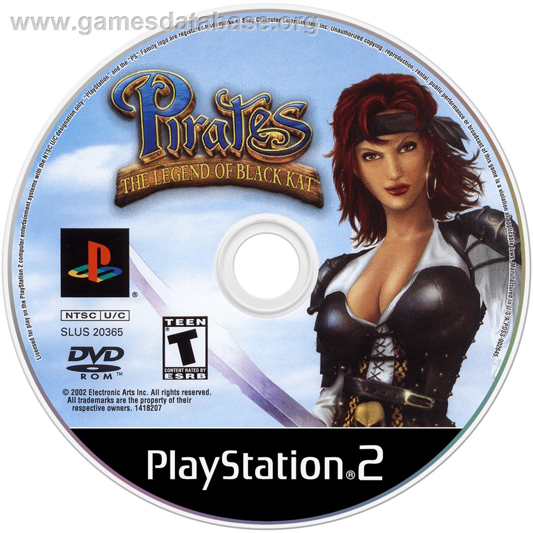 Pirates: The Legend of Black Kat - Sony Playstation 2 - Artwork - Disc
