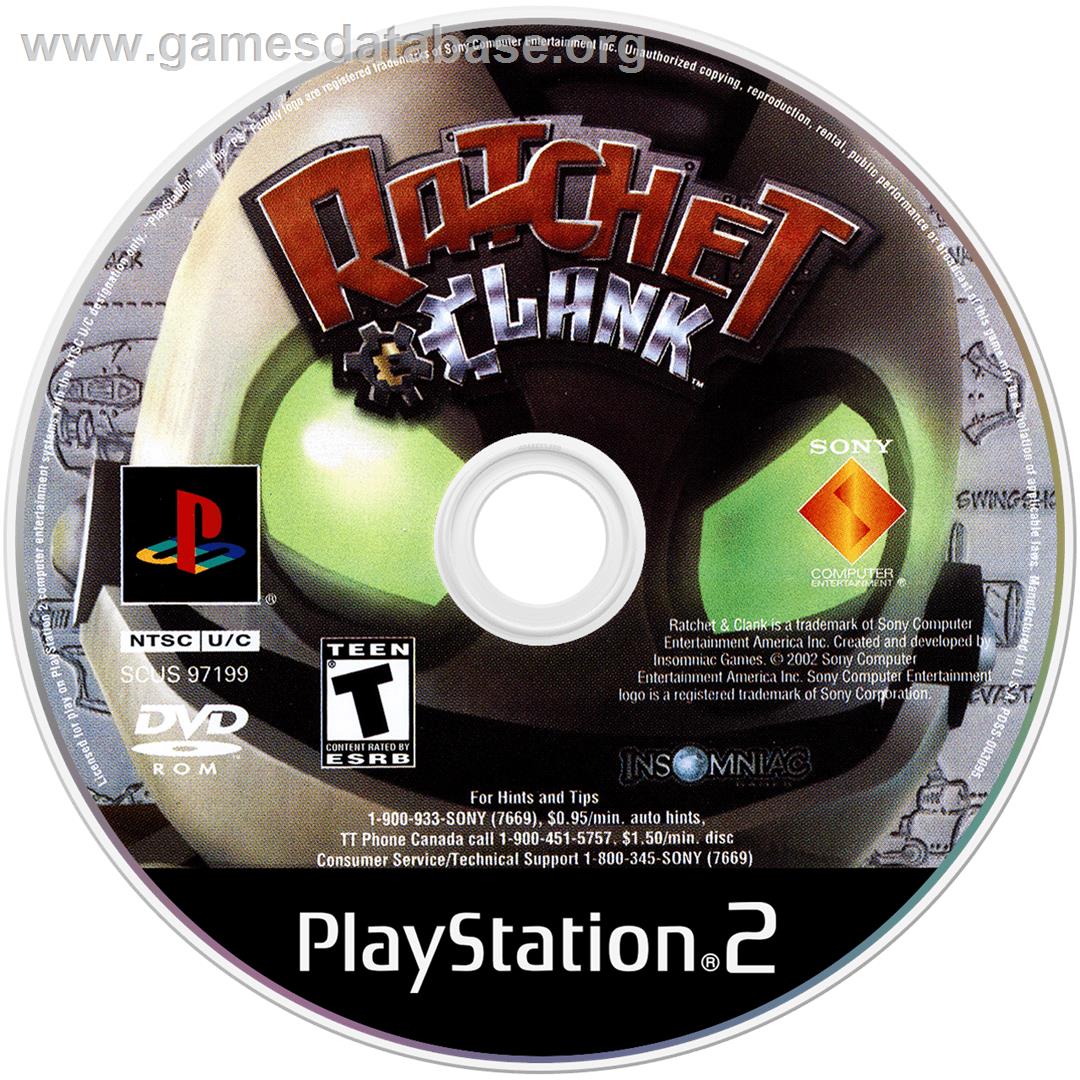 Ratchet & Clank: Size Matters - Sony Playstation 2 - Artwork - Disc