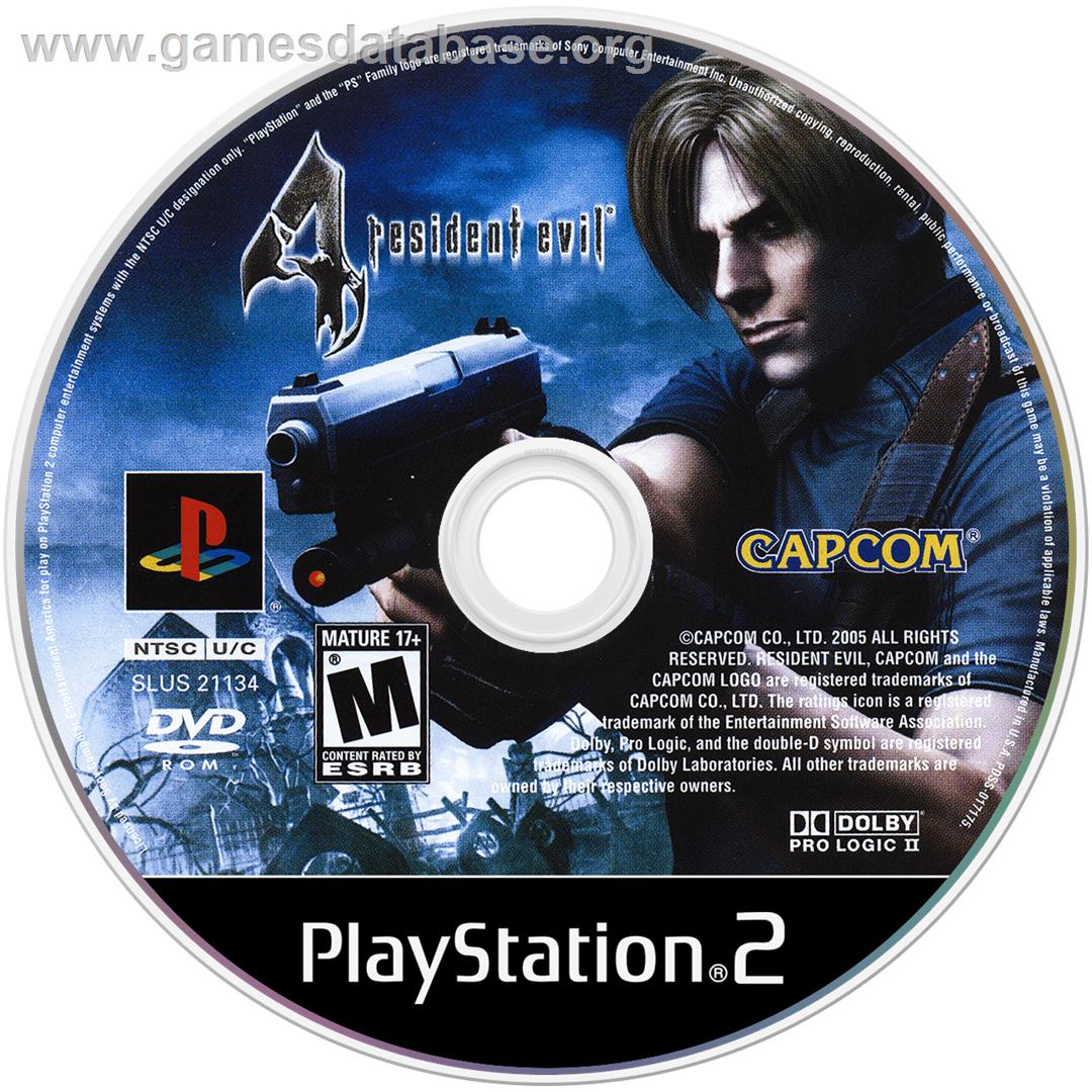 Resident Evil 4 - Sony Playstation 2 - Artwork - Disc