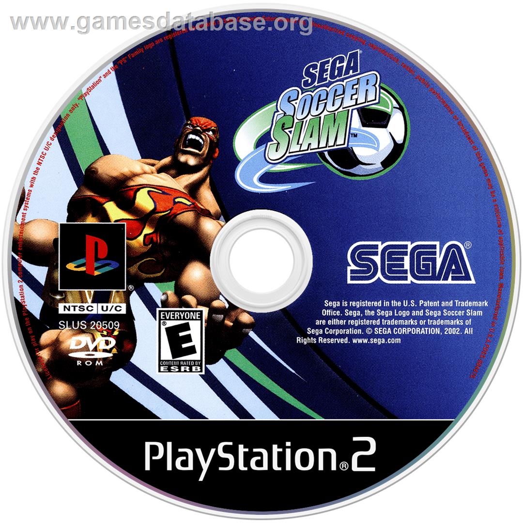 Sega Soccer Slam - Sony Playstation 2 - Artwork - Disc