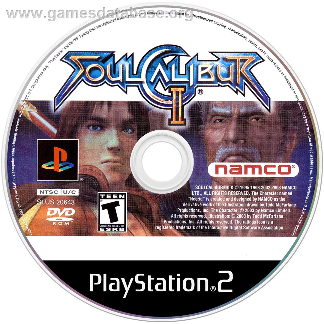 SoulCalibur 2 - Sony Playstation 2 - Artwork - Disc