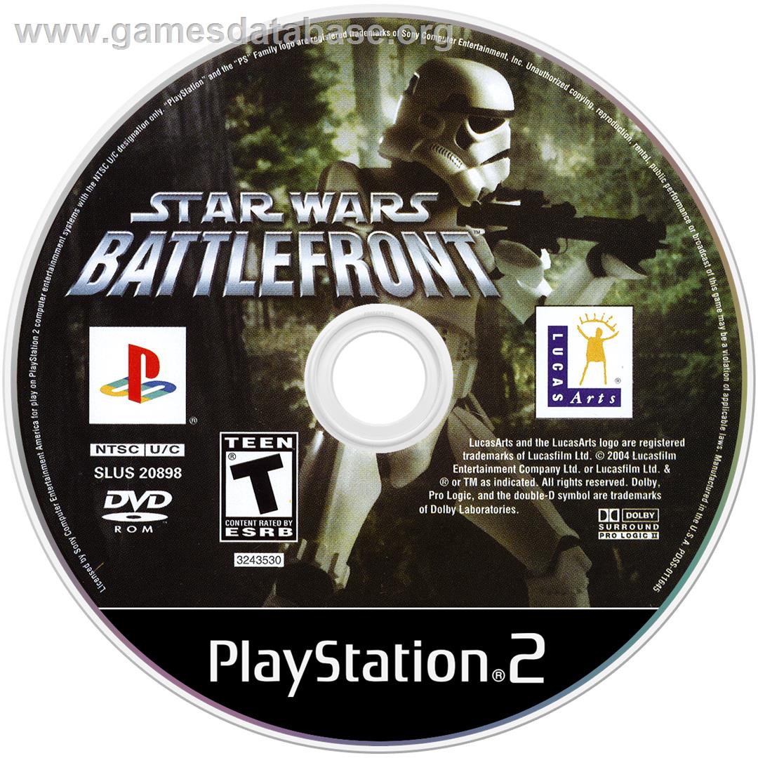 Star Wars: Battlefront - Sony Playstation 2 - Artwork - Disc