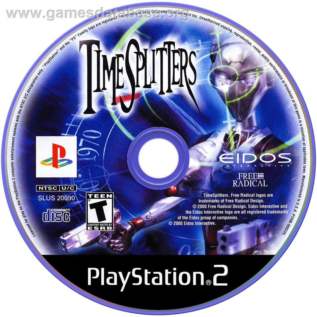 TimeSplitters: Future Perfect - Sony Playstation 2 - Artwork - Disc