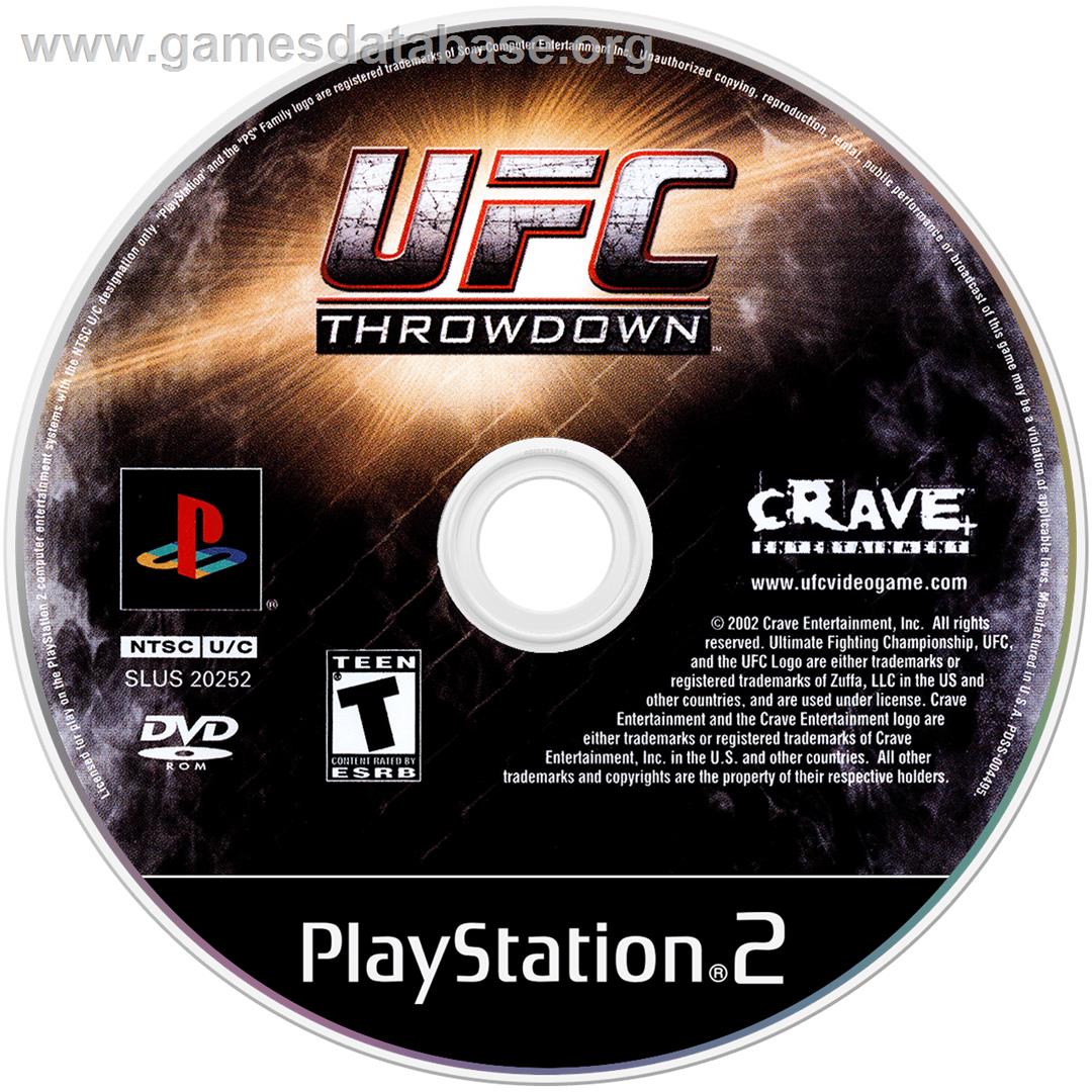 UFC: Throwdown - Sony Playstation 2 - Artwork - Disc