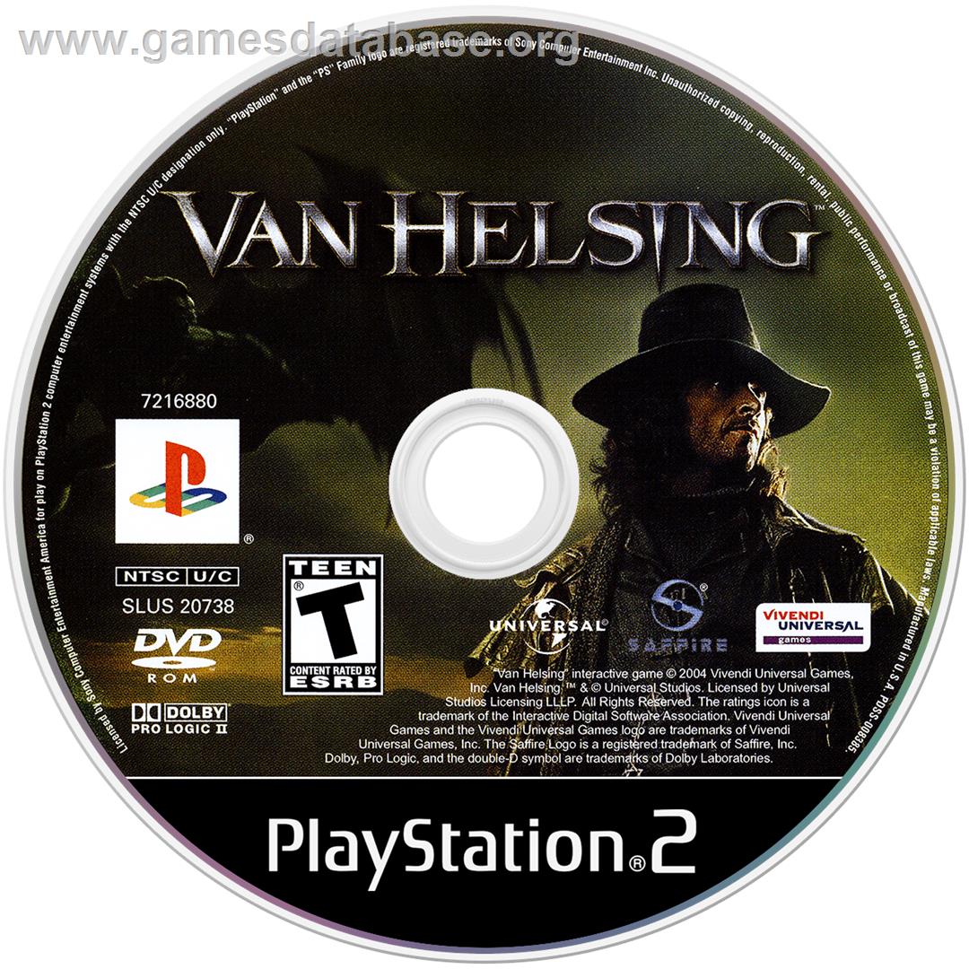 Van Helsing - Sony Playstation 2 - Artwork - Disc