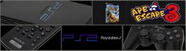 Arcade Cabinet Marquee for Ape Escape 3.