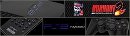 Arcade Cabinet Marquee for Burnout 2: Point of Impact.