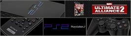 Arcade Cabinet Marquee for Marvel Ultimate Alliance 2.