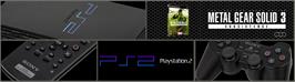 Arcade Cabinet Marquee for Metal Gear Solid 3 Subsistence.