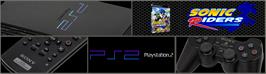 Arcade Cabinet Marquee for Sonic Riders.
