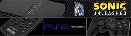 Arcade Cabinet Marquee for Sonic Unleashed.