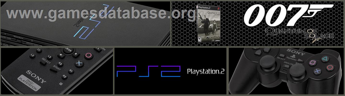 007 - Quantum Of Solace - Sony Playstation 2 - Artwork - Marquee