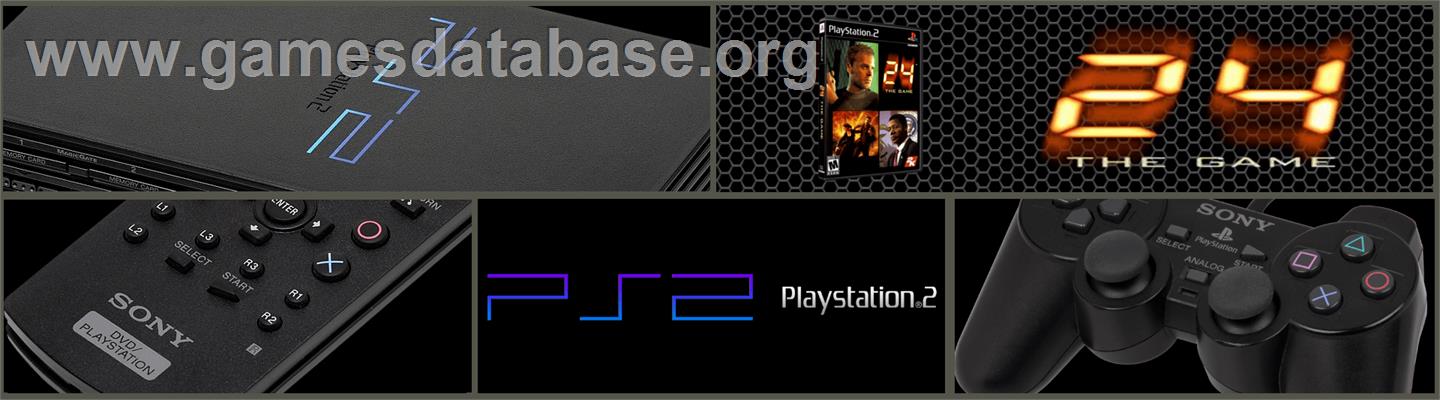 24 - The Game - Sony Playstation 2 - Artwork - Marquee