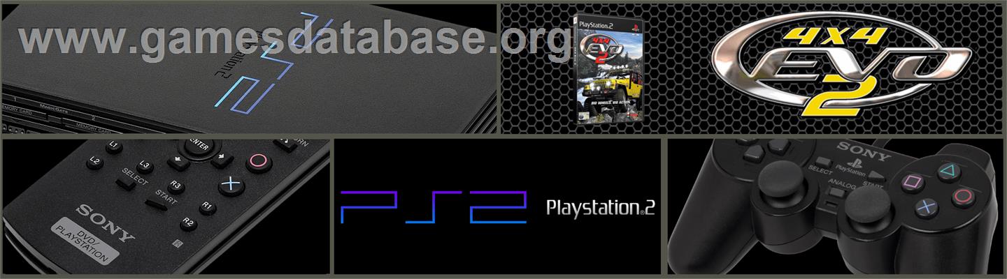 4x4 Evo 2 - Sony Playstation 2 - Artwork - Marquee