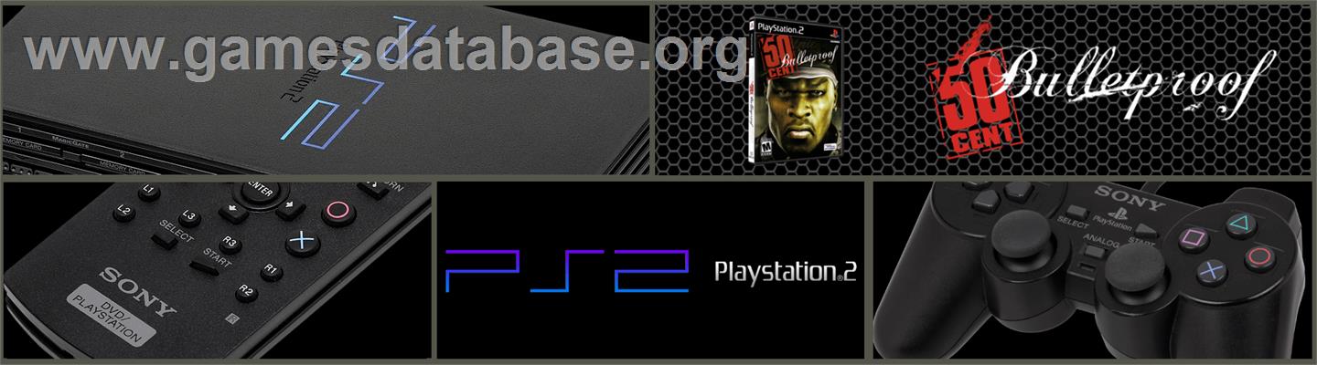 50 Cent: Bulletproof - Sony Playstation 2 - Artwork - Marquee