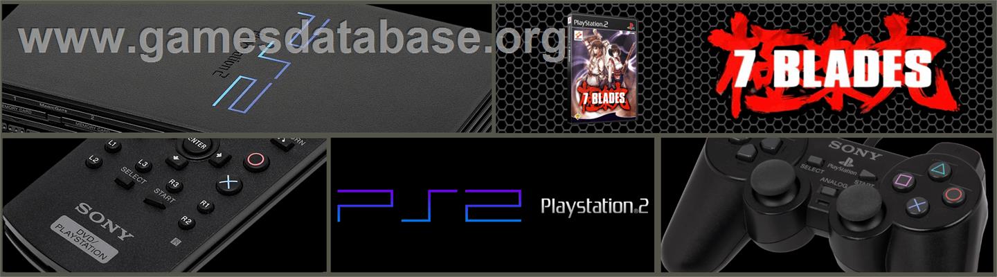 7 Blades - Sony Playstation 2 - Artwork - Marquee