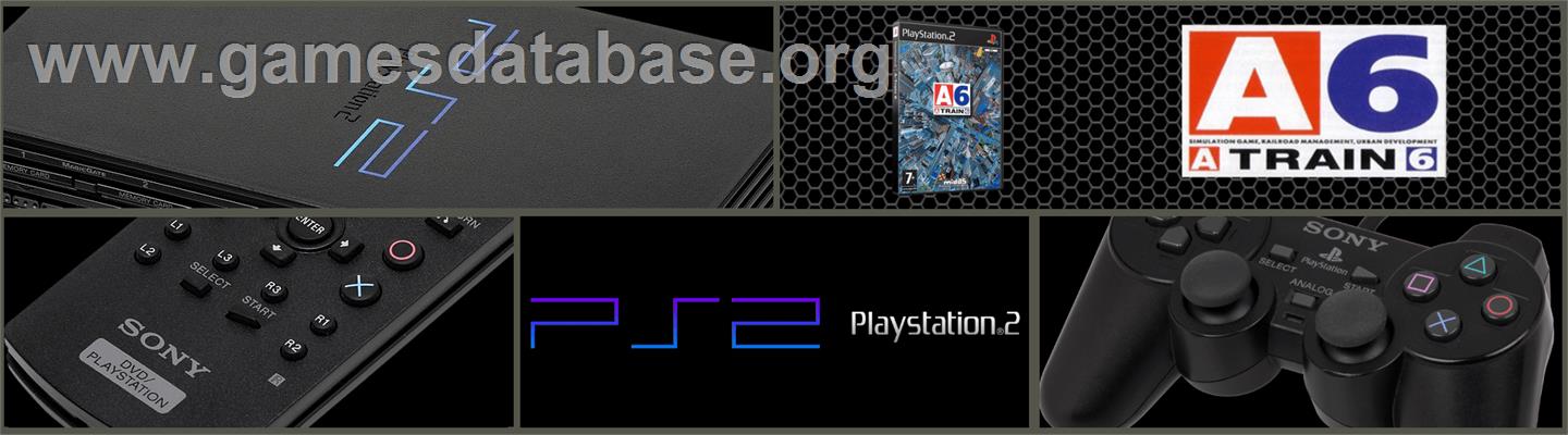 A-train 6 - Sony Playstation 2 - Artwork - Marquee