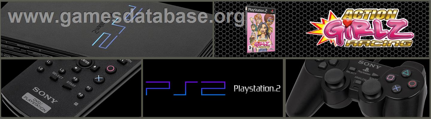 Action Girlz Racing - Sony Playstation 2 - Artwork - Marquee