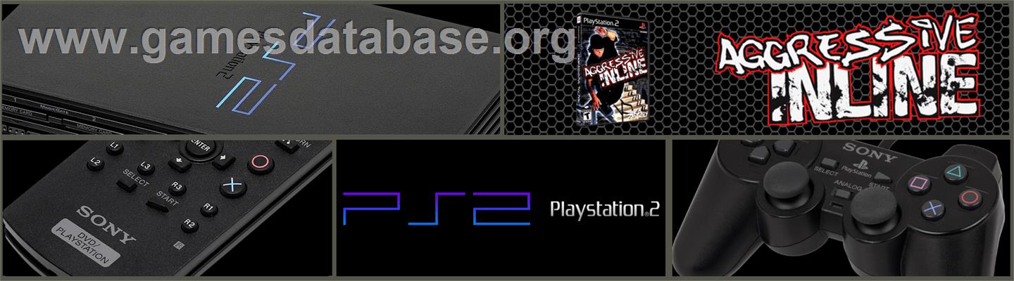 Aggressive Inline - Sony Playstation 2 - Artwork - Marquee