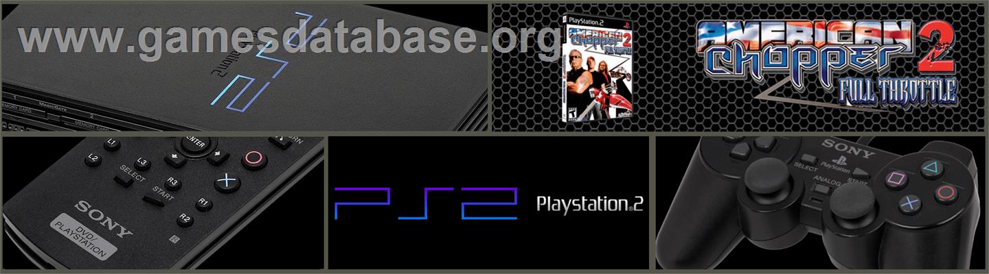 American Chopper 2: Full Throttle - Sony Playstation 2 - Artwork - Marquee