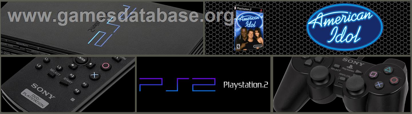 American Idol - Sony Playstation 2 - Artwork - Marquee