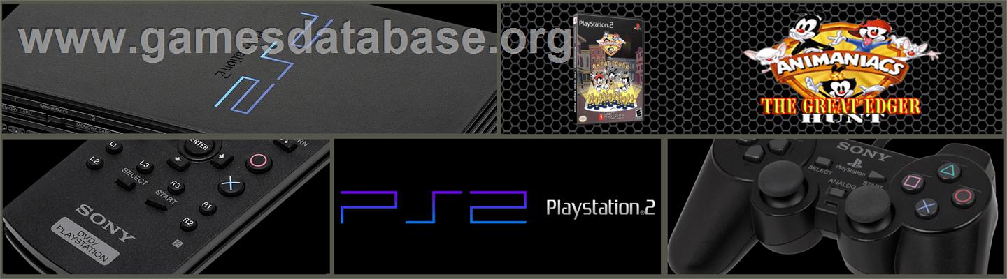 Animaniacs - The Great Edgar Hunt - Sony Playstation 2 - Artwork - Marquee