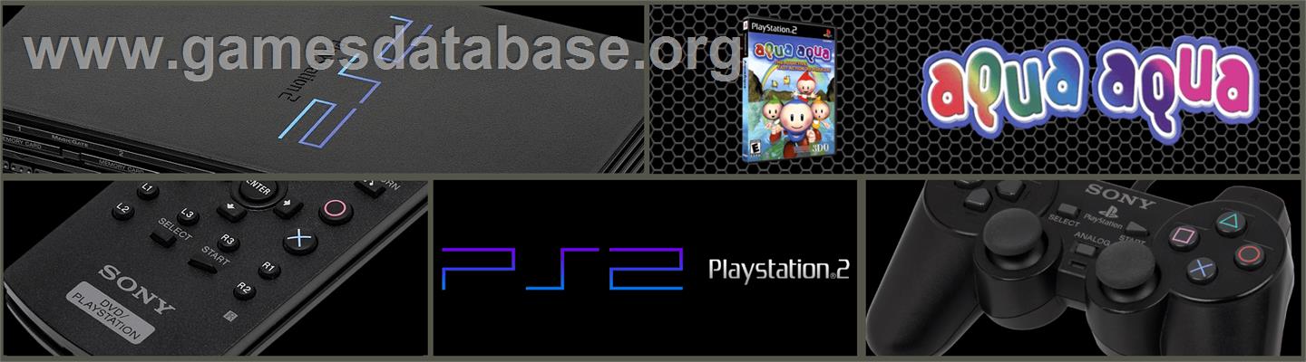 Aqua Aqua - Wetrix 2 - Sony Playstation 2 - Artwork - Marquee