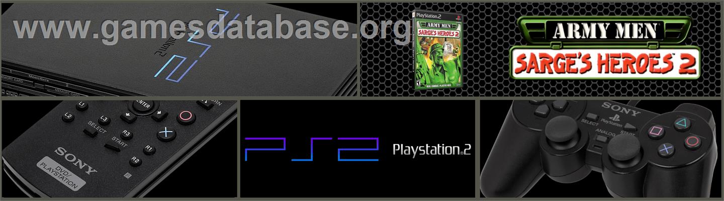 Army Men: Sarge's Heroes 2 - Sony Playstation 2 - Artwork - Marquee