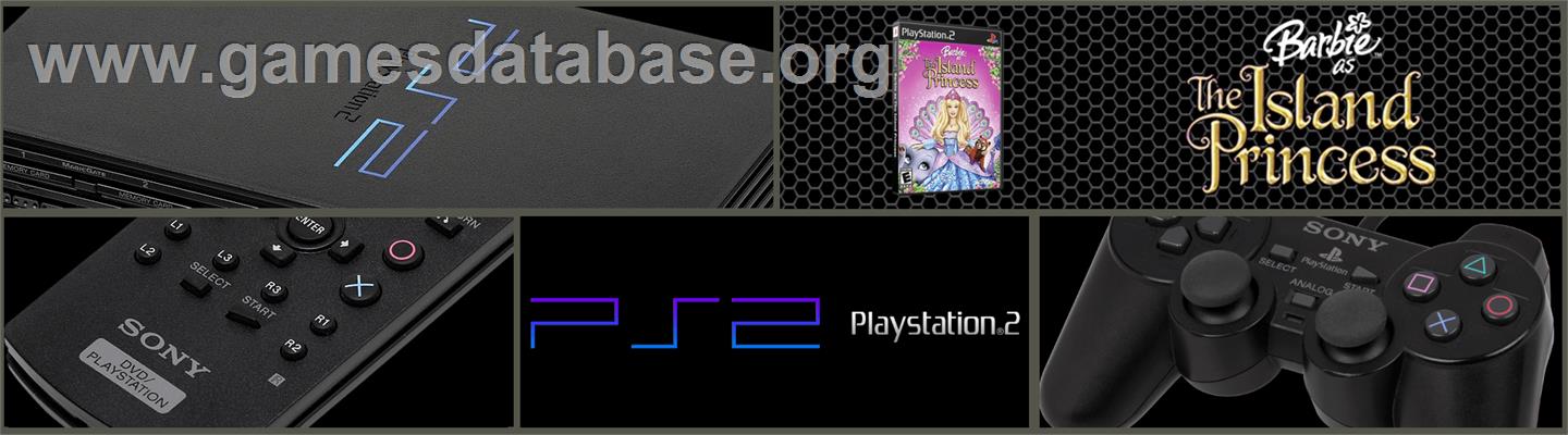Barbie As The Island Princess - Sony Playstation 2 - Artwork - Marquee