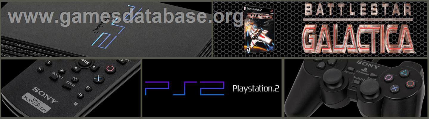 Battlestar Galactica - Sony Playstation 2 - Artwork - Marquee