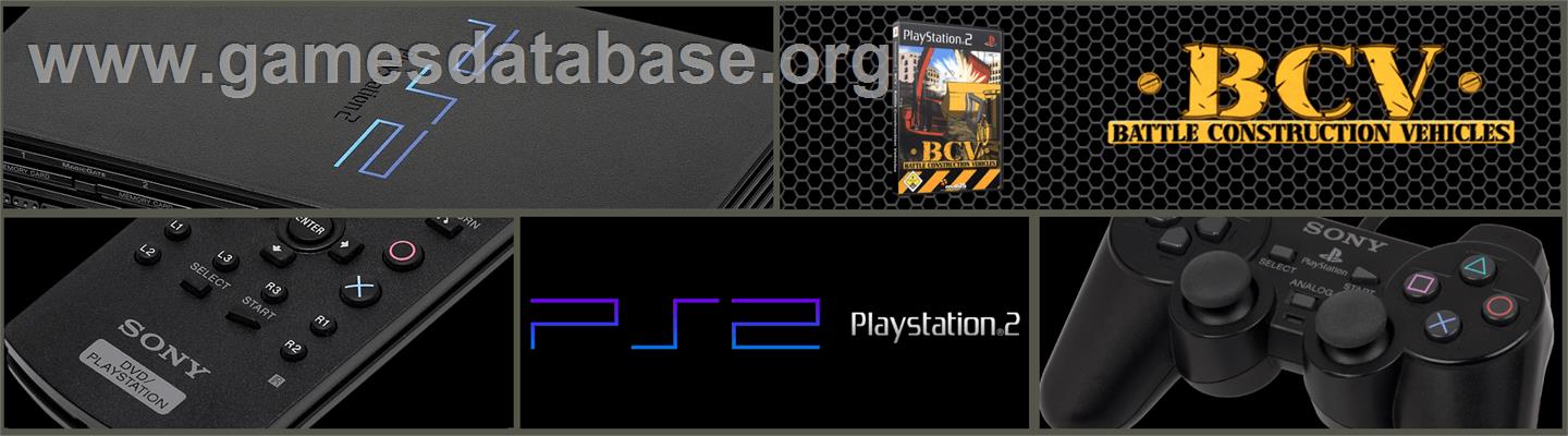 Bcv - Battle Construction Vehicles - Sony Playstation 2 - Artwork - Marquee