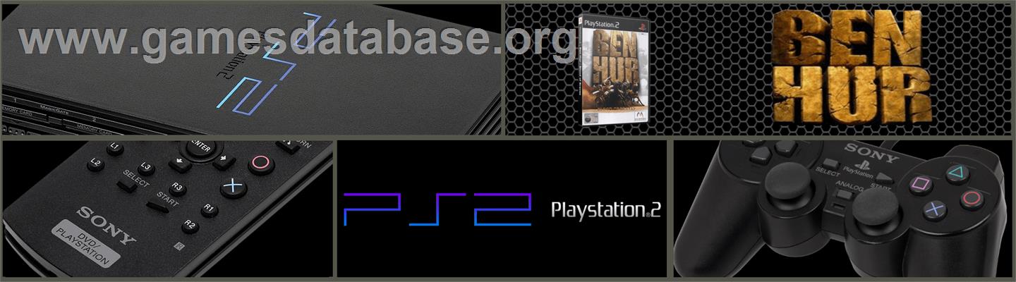 Ben Hur - Blood Of Braves - Sony Playstation 2 - Artwork - Marquee