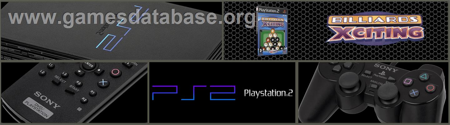 Billiards Xciting - Sony Playstation 2 - Artwork - Marquee
