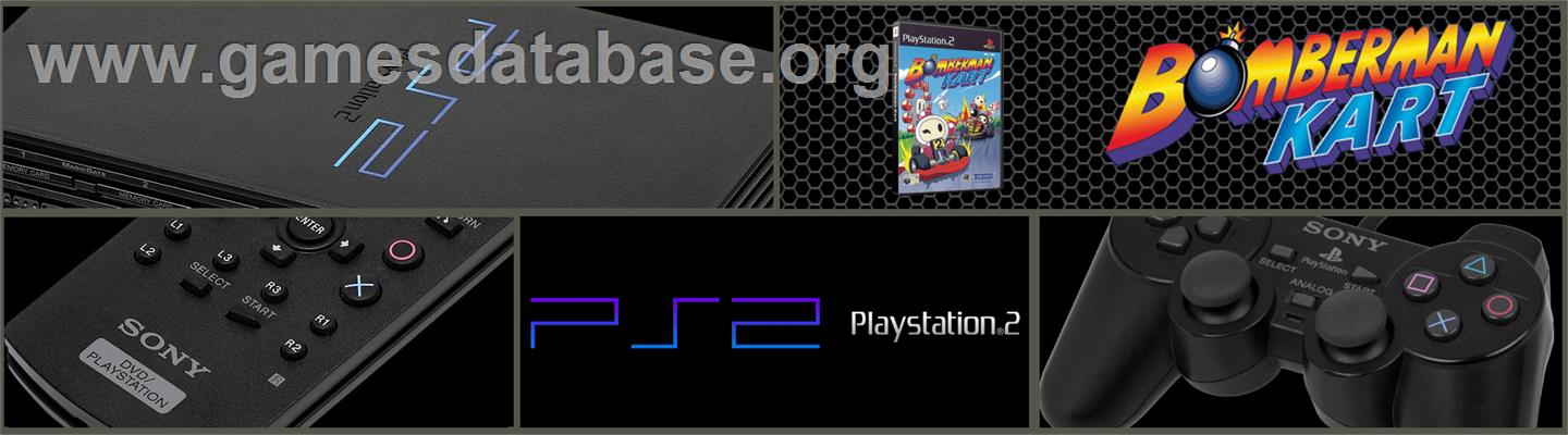 Bomberman Kart - Sony Playstation 2 - Artwork - Marquee